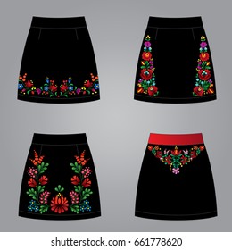 Embroidery design clothes