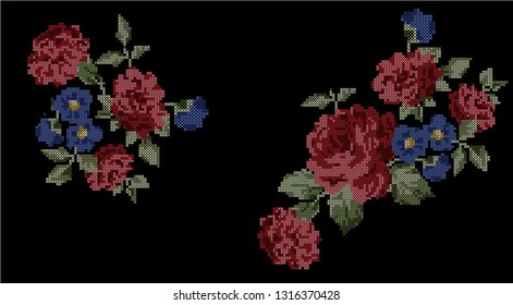 Embroidery design for fashion