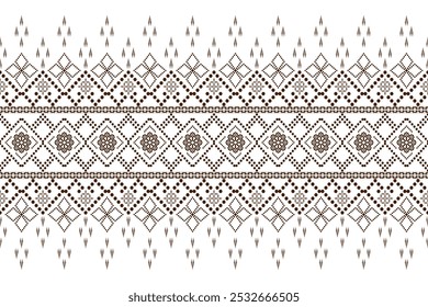 Embroidery designs Oriental geometric ethnic pattern for background or carpet, wallpaper, batik wrapping, curtain design, vector illustration	
