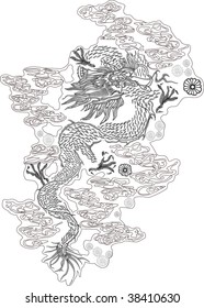 embroidery dragon