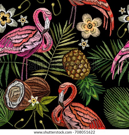 embroidery-flamingo-palm-tree-leaves-450