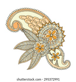 Embroidery floral design 