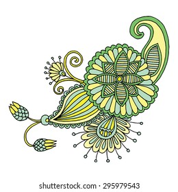 Embroidery floral design 