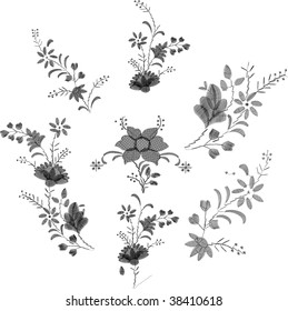 embroidery flower