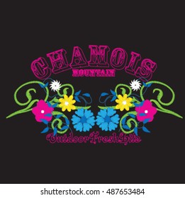 embroidery flowers graphic designs