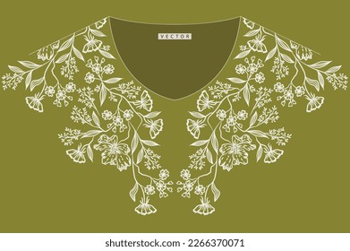 embroidery flowers graphic vector t shirt print ethnic units stud stone hotfix embellishments