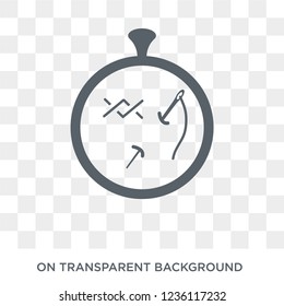 Embroidery hoop icon. Embroidery hoop design concept from Sew collection. Simple element vector illustration on transparent background.