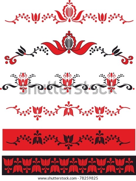 embroidery hungarian pattern