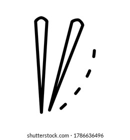 Embroidery icon or logo isolated sign symbol vector illustration - high quality black style vector icons
