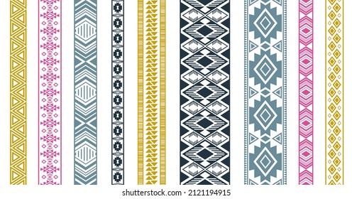 Embroidery lace edging. Awesome textile wedding borders medieval laces fabric tapes vector design, retro cloth silhouette ribbons, vintage cotton medieval embroidery vector strips isolated.