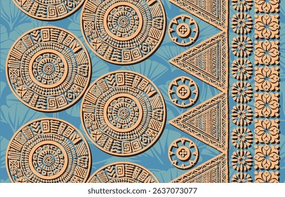 Embroidery Motif African pattern and Batik african pattern. indian and african pattern batik vintage style super wax print batik traditional seamless pattern ankara sarong for textile,decoration 