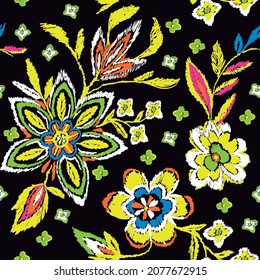 Embroidery pattern, background, texture, fabric and clothes designs