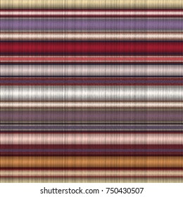 Embroidery Pattern. Ethnic Vector Seamless Background. Traditional Vintage Sailor Stripes Summer Pattern. Stitched Embroidery Pattern. Boho Hipster Background, Tribal Art Funky Seamless Sailor Stripes