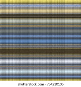 Embroidery Pattern. Ethnic Vector Seamless Background. Traditional Vintage Sailor Stripes Summer Pattern. Stitched Embroidery Pattern. Boho Hipster Background, Tribal Art Funky Seamless Sailor Stripes