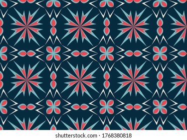  Embroidery pattern graphic beautiful seamless texture textile pattern digital Design.