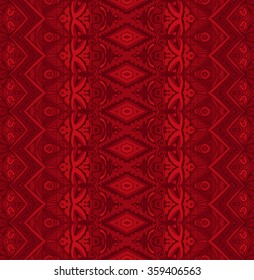 Embroidery Pattern in Red. Perfect for wallpapers, pattern fills, web backgrounds, surface textures, cards, gift wrap