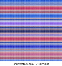 Embroidery Pattern. Tribal Vector Seamless Background. Traditional Vintage Sailor Stripes Summer Pattern. Stitched Embroidery Pattern. Boho Hipster Background, Ethnic Art Funky Seamless Sailor Stripes