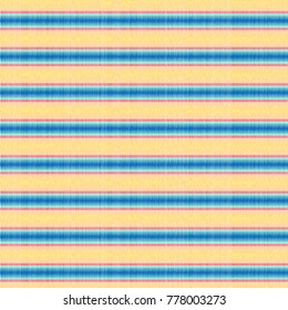 Embroidery Sailor Stripes Summer Pattern Vector. Trendy Stitched Geometric Fabric Background. Bohemian Tribal Striped Ethnic Textile Pattern. Boho Hipster Fashion, Embroidery Stripes Summer Pattern.