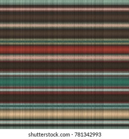 Embroidery Sailor Stripes Vector Summer Pattern. Bright Stitched Geometric Fabric Background. Bohemian Tribal Striped Ethnic Textile Pattern. Boho Funky Fashion, Embroidery Stripes Summer Pattern.