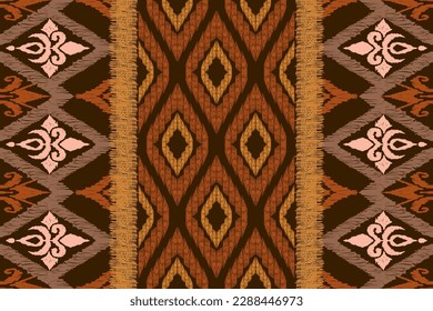 embroidery seamless pattern,Diagonal Ikat stripes, Zigzag pattern seamless, Geometric chevron abstract illustration, Tribal ethnic vector texture, Aztec style, Folk embroidery, African ikat paisley.