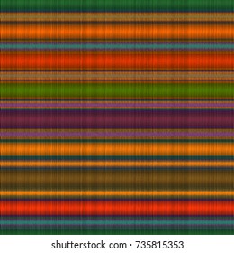 Embroidery seamless sailor stripes summer pattern. Native indigenous tribal textile ornament. Indian American hand made fabric background. Traditional bohemian embroidery design. Sailor stripes stitch