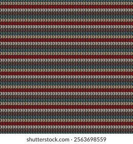 Embroidery stripes seamless vector pattern handmade handiwork needlework wallpaper different colors threads 