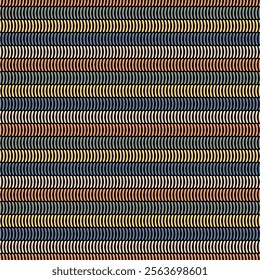 Embroidery stripes seamless vector pattern handmade handiwork needlework wallpaper different colors threads 