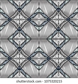Embroidery texture with geometric ornament. Pattern for surface design, textiles, printing, wallpaper, web design, Identity