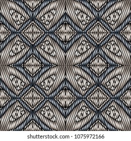 Embroidery texture with geometric ornament. Pattern for surface design, textiles, printing, wallpaper, web design, Identity