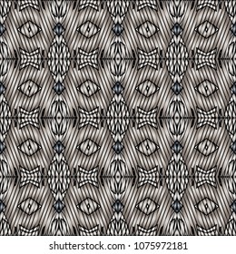 Embroidery texture with geometric ornament. Pattern for surface design, textiles, printing, wallpaper, web design, Identity