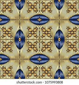 Embroidery texture with geometric ornament. Pattern for surface design, textiles, printing, wallpaper, web design, Identity