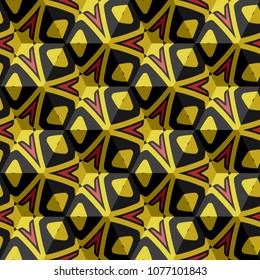 Embroidery texture with geometric ornament. Pattern for surface design, textiles, printing, wallpaper, web design, Identity