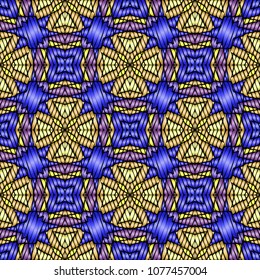 Embroidery texture with geometric ornament. Pattern for surface design, textiles, printing, wallpaper, web design, Identity