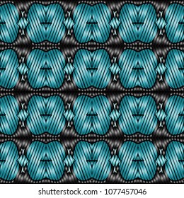 Embroidery texture with geometric ornament. Pattern for surface design, textiles, printing, wallpaper, web design, Identity