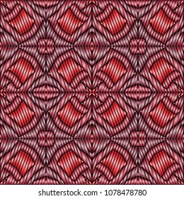Embroidery texture with geometric ornament. Pattern for surface design, textiles, printing, wallpaper, web design, Identity