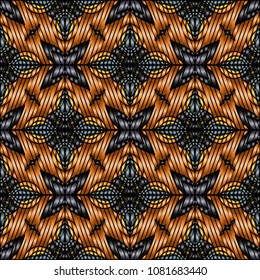 Embroidery texture with geometric ornament. Pattern for surface design, textiles, printing, wallpaper, web design, Identity
