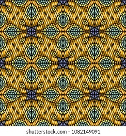 Embroidery texture with geometric ornament. Pattern for surface design, textiles, printing, wallpaper, web design, Identity