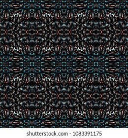 Embroidery texture with geometric ornament. Pattern for surface design, textiles, printing, wallpaper, web design, Identity