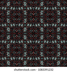 Embroidery texture with geometric ornament. Pattern for surface design, textiles, printing, wallpaper, web design, Identity