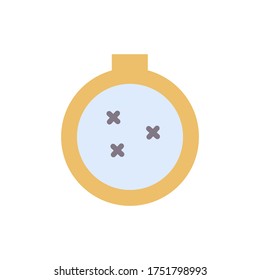 Bordado, icono de subproceso. Elementos de vector de color simples de iconos de tiempo libre para ui y ux, sitio web o aplicación móvil