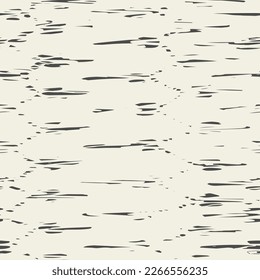 Embroidery Tie Dye Seamless Pattern. White and Black Contemporary Watercolor Japan Design. Shibory Needlework Minimalism Background. Ink Geometric Art Print. Ethnic Monochrome Macrame Imitation.