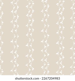 Patrón de infiltración de tinta de abadejo. Diseño de acuarela contemporánea en Japón. Imitación de Macrame Monocromo Étnico. Fondo de minimalismo minimalista en el diseño de la tela beige y blanca. Impresión de arte geométrico de tinta.