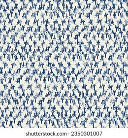 Patrón de infiltración de tinta de abadejo. Impresión del arte geométrico de la tinta blanca y índigo. Imitación de Macrame Monocromo Étnico. Diseño de acuarela contemporánea en Japón. Fondo del Minimalismo de la Needlework Shibory.
