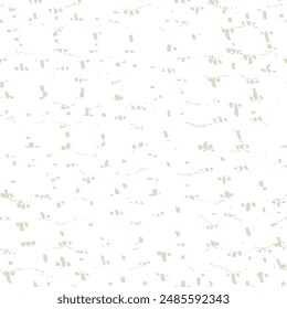 Embroidery Tie Dye Seamless Pattern. Ink Geometric Art Print. Beige and White Ethnic Monochrome Macrame Imitation. Contemporary Watercolor Japan Design. Shibory Needlework Minimalism Background.