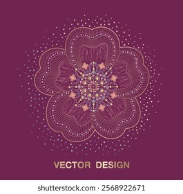 embroidery traditional jewelry flower floral pattern boutique element bloom design decoration art ornament royal template wedding  beautiful abstract elegant vector ethnic illustration oriental motif