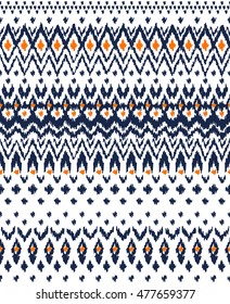 Embroidery vector design. Seamless retro pattern in tribal style. Traditional ethnic folk motif. Aztec vector background. Abstract geometric art print. hand drawn. Wallpaper, textile design, fabric