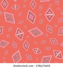 Embroidery vector seamless repeat pattern design. Great for textiles, homeware, statonary