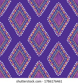 Embroidery vector seamless repeat pattern design. Great for textiles, homeware, statonary