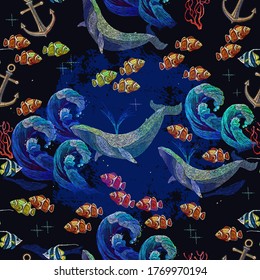 tropical fish embroidery designs