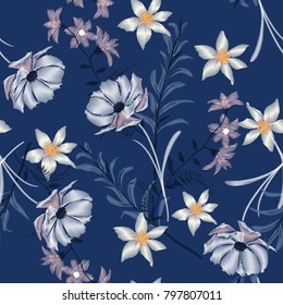 Embroidery wild flowers . Stitching art. symbol, Bloomimg design. Embroidery botanical garden floral Template t-shirt design, clothes on dark blue. Embroidery wild flowers . Stitching art. symbol, Bloomimg design. Embroidery botanical garden floral Template t-shirt design, clothes on dark blue.